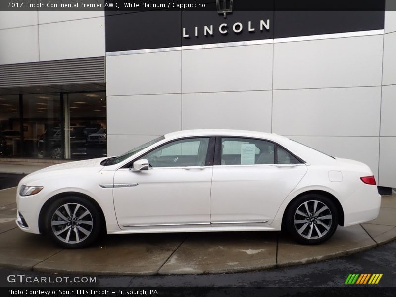  2017 Continental Premier AWD White Platinum