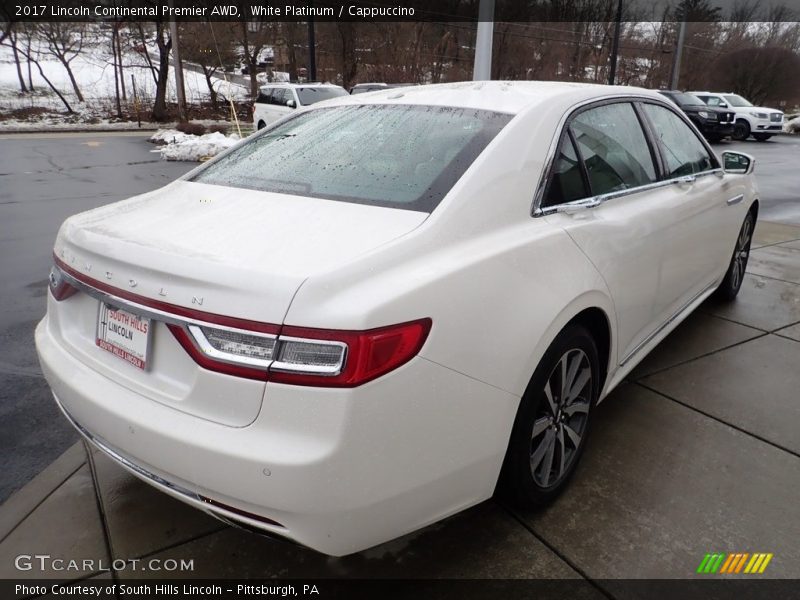 White Platinum / Cappuccino 2017 Lincoln Continental Premier AWD