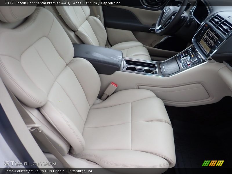 Front Seat of 2017 Continental Premier AWD