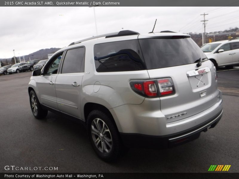 Quicksilver Metallic / Dark Cashmere 2015 GMC Acadia SLT AWD