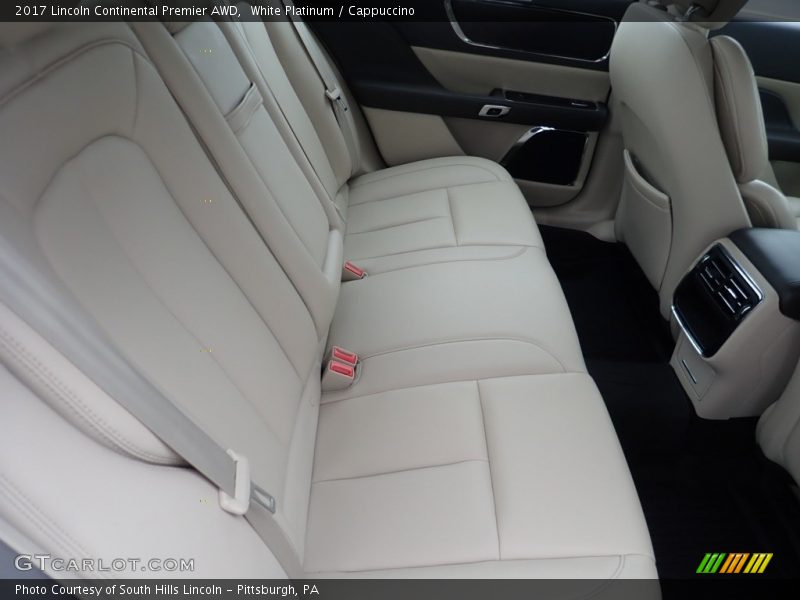 Rear Seat of 2017 Continental Premier AWD