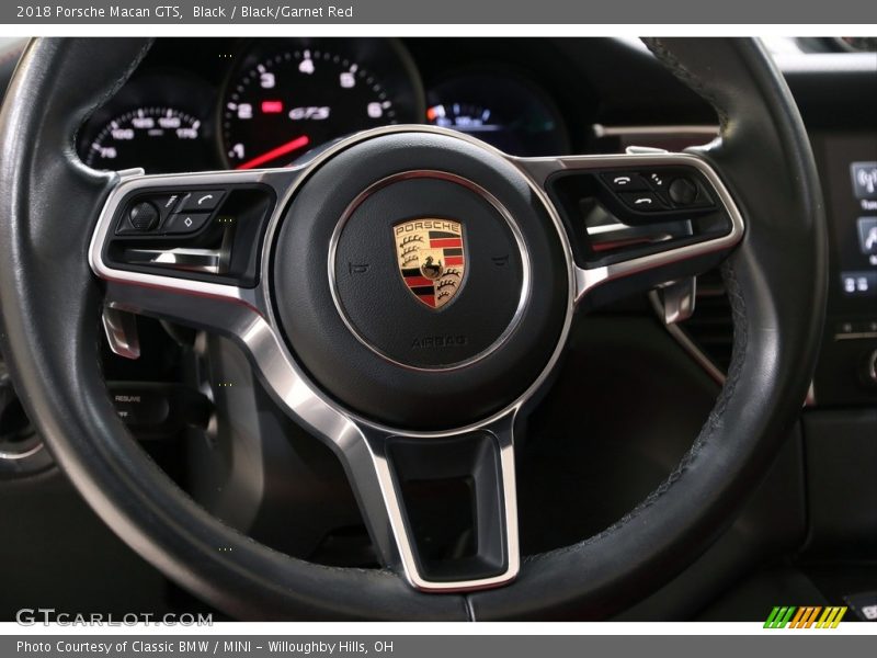 Black / Black/Garnet Red 2018 Porsche Macan GTS