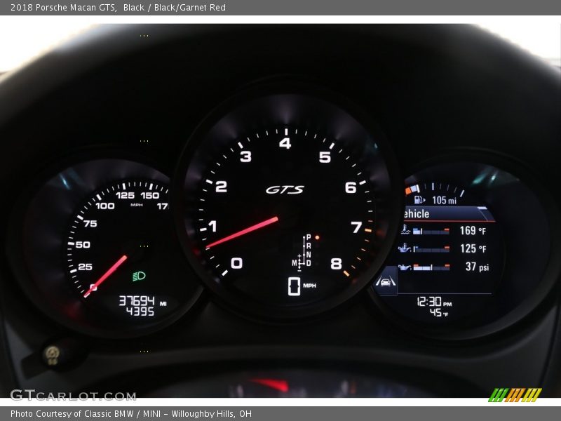  2018 Macan GTS GTS Gauges