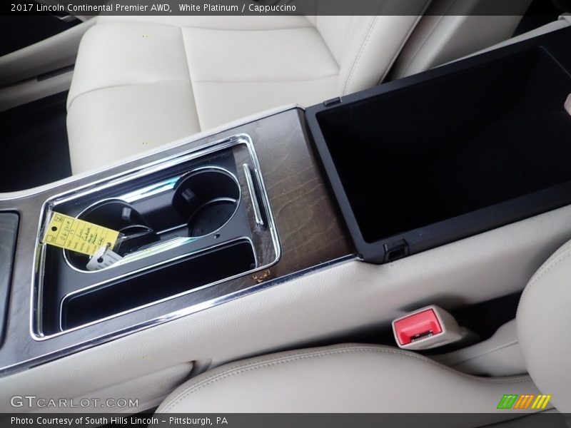 White Platinum / Cappuccino 2017 Lincoln Continental Premier AWD