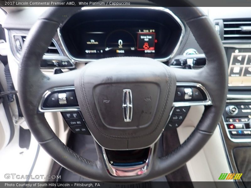  2017 Continental Premier AWD Steering Wheel