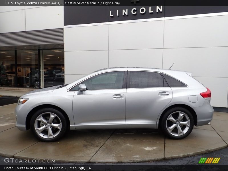Celestial Silver Metallic / Light Gray 2015 Toyota Venza Limited AWD