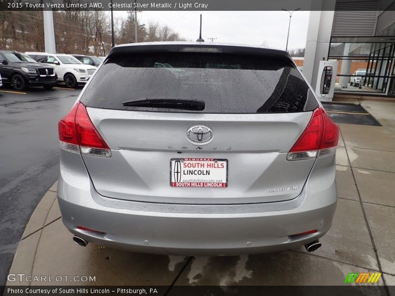 Celestial Silver Metallic / Light Gray 2015 Toyota Venza Limited AWD