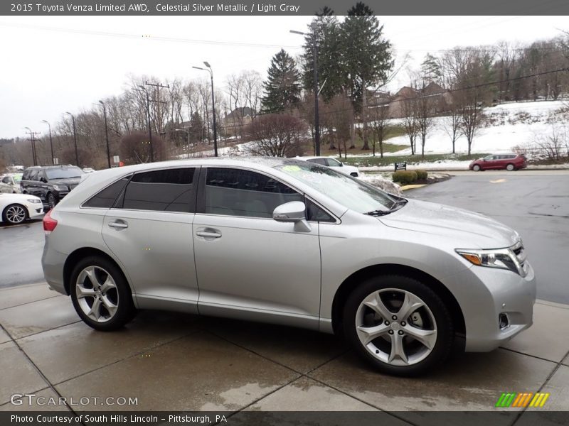 Celestial Silver Metallic / Light Gray 2015 Toyota Venza Limited AWD