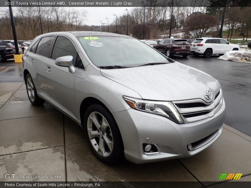 Celestial Silver Metallic / Light Gray 2015 Toyota Venza Limited AWD