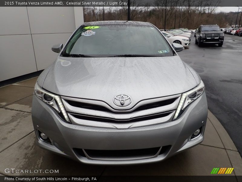 Celestial Silver Metallic / Light Gray 2015 Toyota Venza Limited AWD