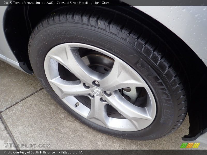 Celestial Silver Metallic / Light Gray 2015 Toyota Venza Limited AWD
