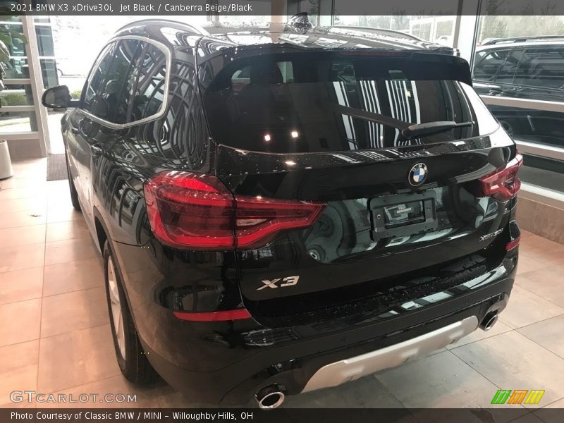 Jet Black / Canberra Beige/Black 2021 BMW X3 xDrive30i