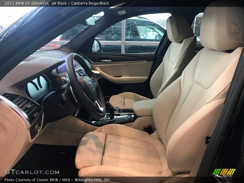Jet Black / Canberra Beige/Black 2021 BMW X3 xDrive30i