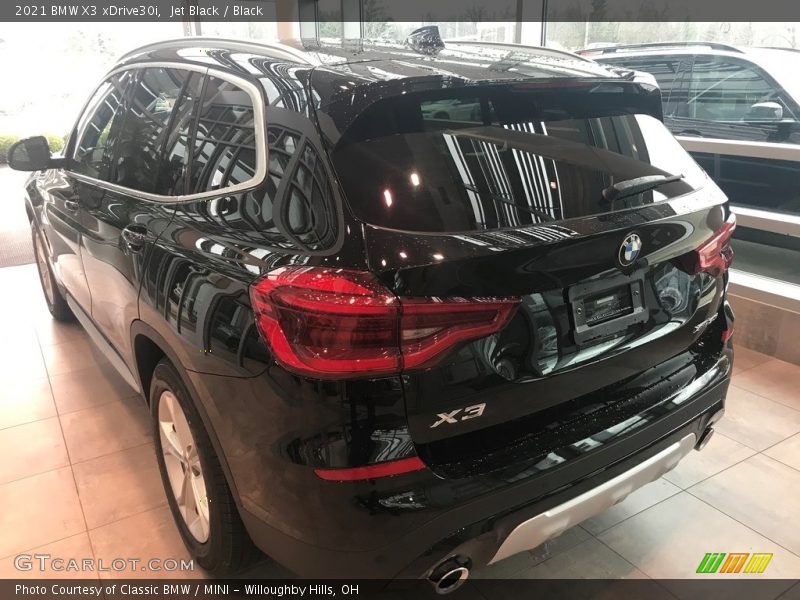 Jet Black / Black 2021 BMW X3 xDrive30i