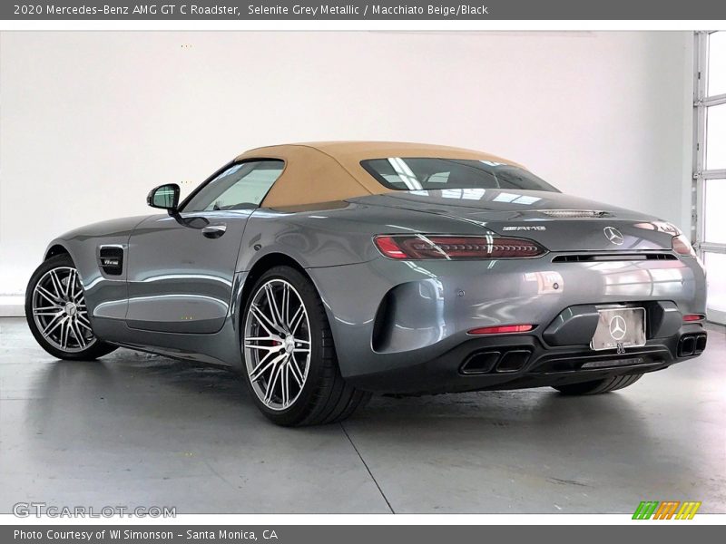 Selenite Grey Metallic / Macchiato Beige/Black 2020 Mercedes-Benz AMG GT C Roadster