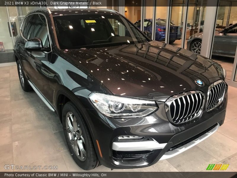 Dark Graphite Metallic / Black 2021 BMW X3 xDrive30i