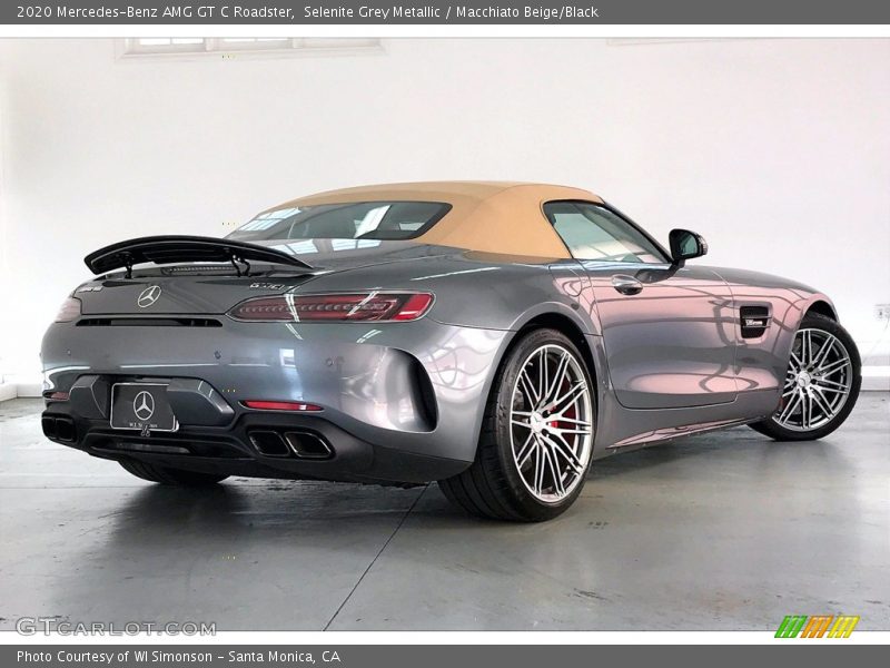 Selenite Grey Metallic / Macchiato Beige/Black 2020 Mercedes-Benz AMG GT C Roadster