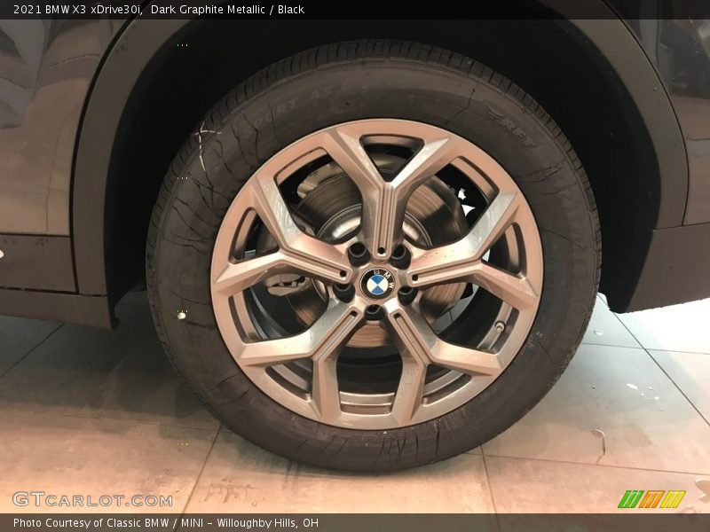 Dark Graphite Metallic / Black 2021 BMW X3 xDrive30i