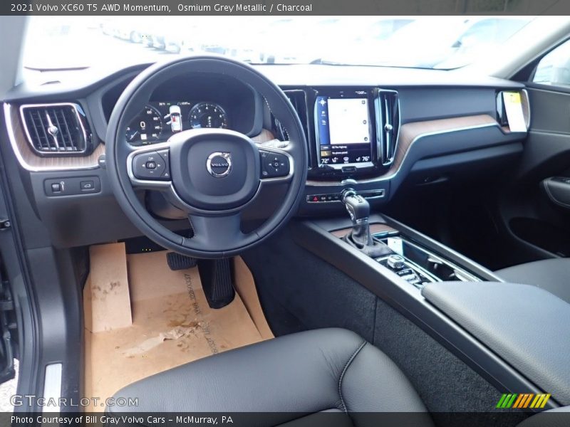 Osmium Grey Metallic / Charcoal 2021 Volvo XC60 T5 AWD Momentum