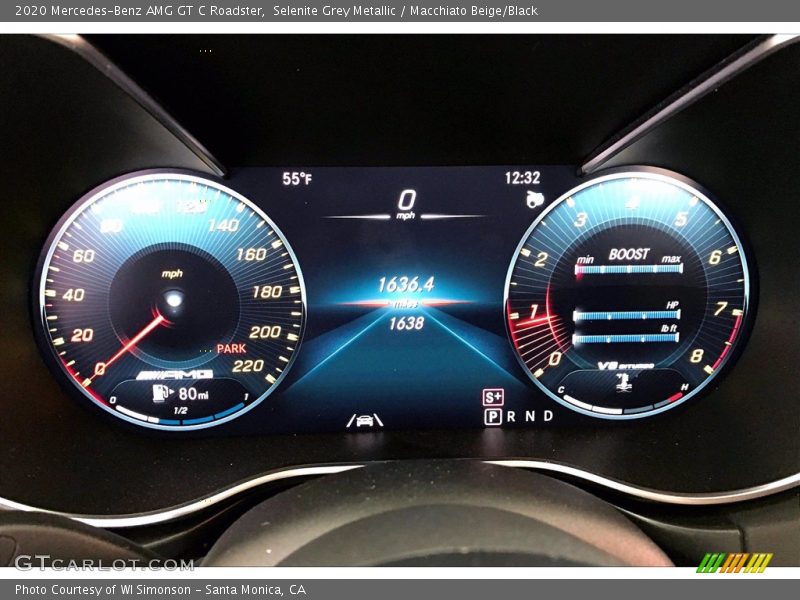  2020 AMG GT C Roadster C Roadster Gauges