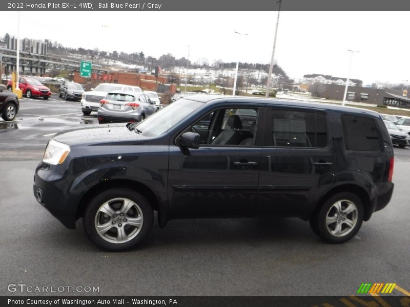 Bali Blue Pearl / Gray 2012 Honda Pilot EX-L 4WD