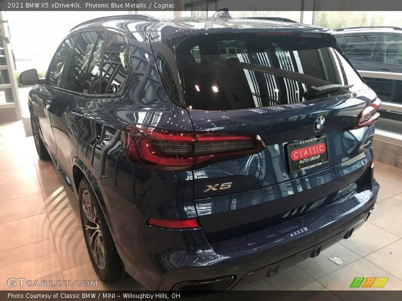 Phytonic Blue Metallic / Cognac 2021 BMW X5 xDrive40i