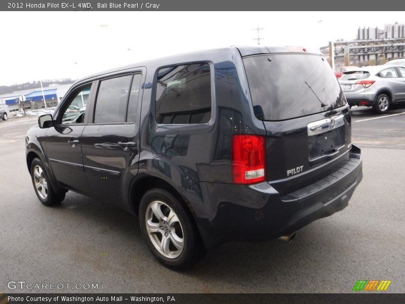 Bali Blue Pearl / Gray 2012 Honda Pilot EX-L 4WD