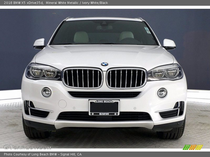 Mineral White Metallic / Ivory White/Black 2018 BMW X5 xDrive35d