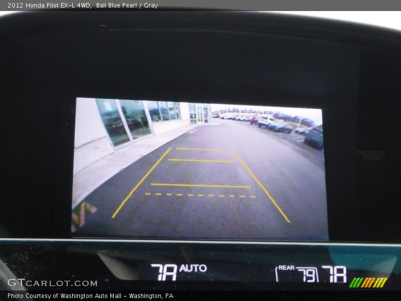 Bali Blue Pearl / Gray 2012 Honda Pilot EX-L 4WD