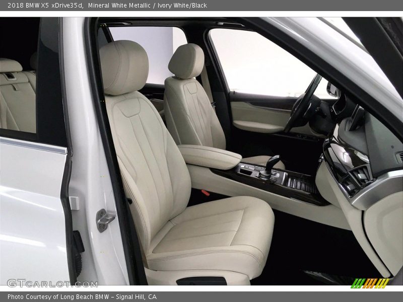 Mineral White Metallic / Ivory White/Black 2018 BMW X5 xDrive35d