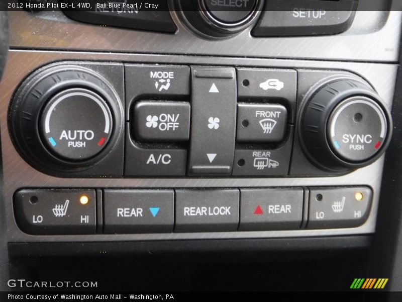 Bali Blue Pearl / Gray 2012 Honda Pilot EX-L 4WD