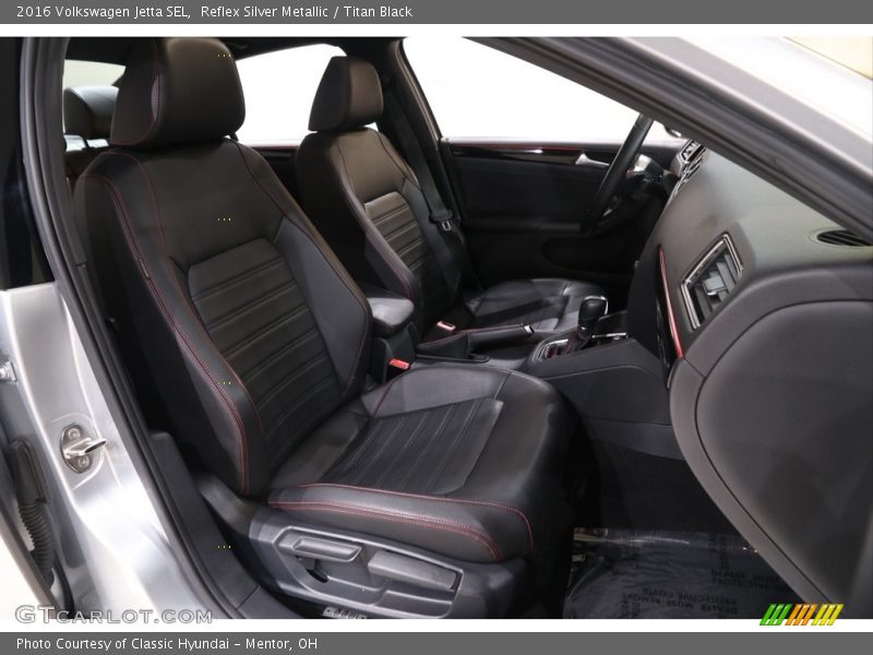Front Seat of 2016 Jetta SEL