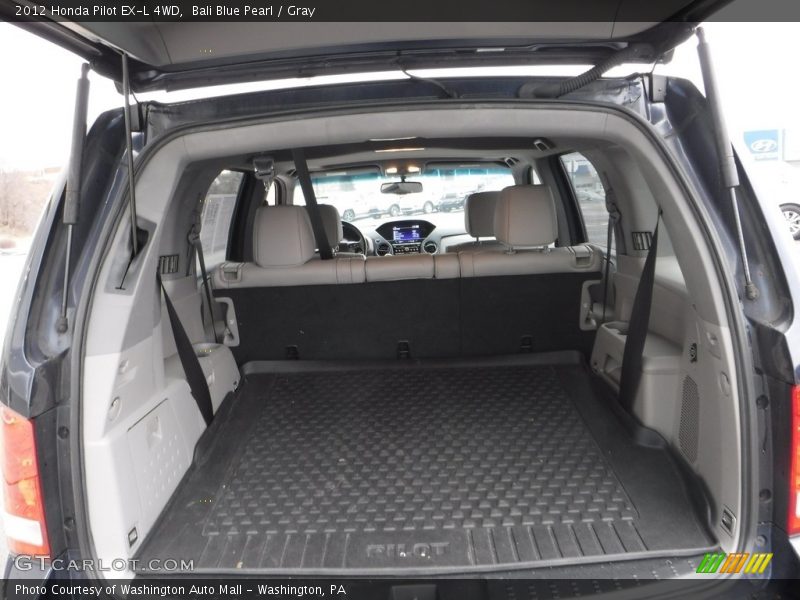 Bali Blue Pearl / Gray 2012 Honda Pilot EX-L 4WD