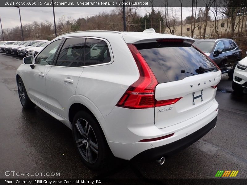 Crystal White Metallic / Blonde/Charcoal 2021 Volvo XC60 T5 AWD Momentum