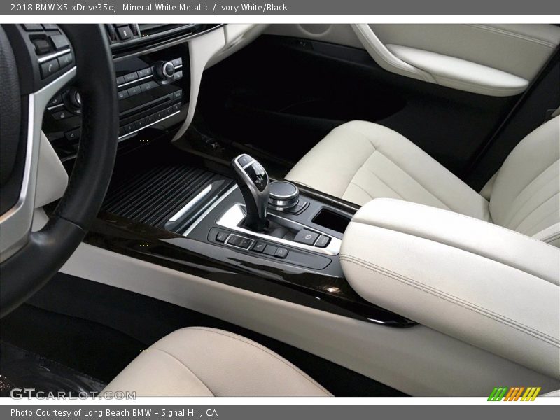 Mineral White Metallic / Ivory White/Black 2018 BMW X5 xDrive35d