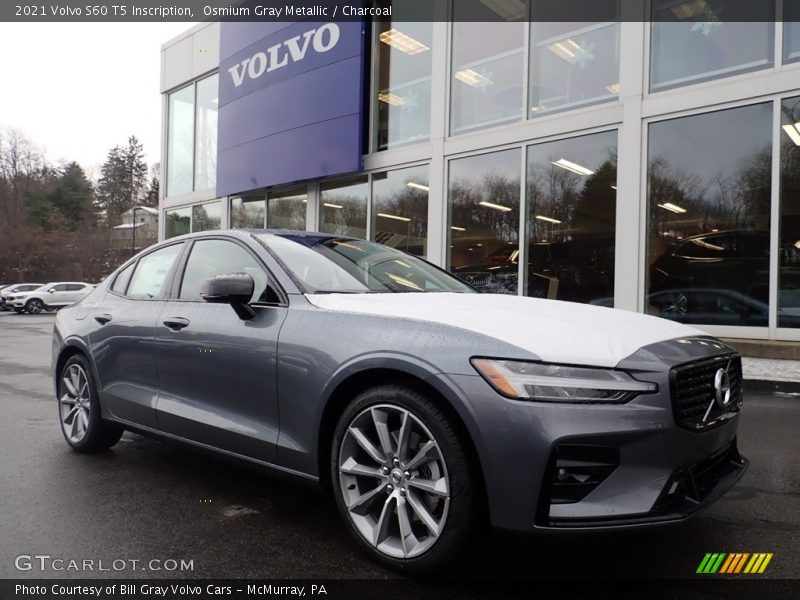 Osmium Gray Metallic / Charcoal 2021 Volvo S60 T5 Inscription