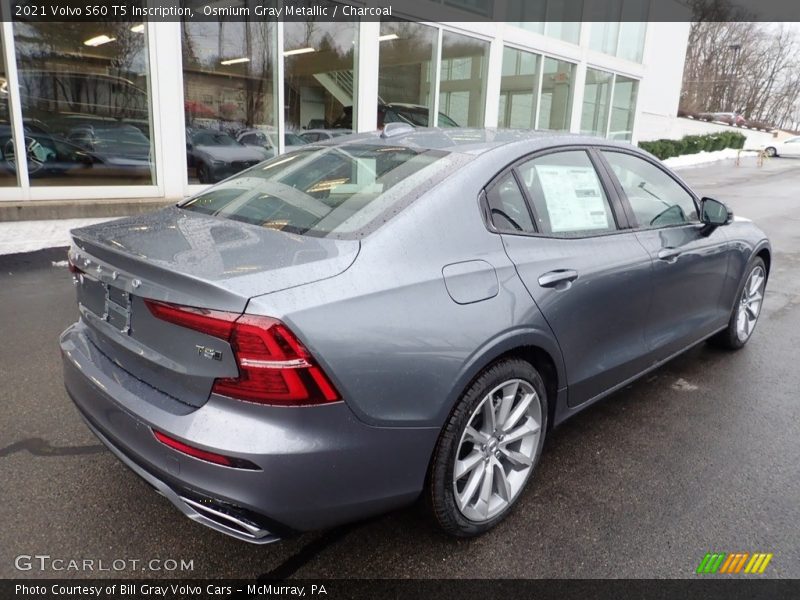 Osmium Gray Metallic / Charcoal 2021 Volvo S60 T5 Inscription