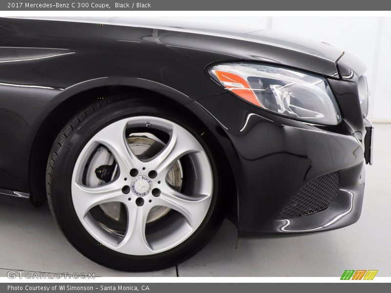 Black / Black 2017 Mercedes-Benz C 300 Coupe