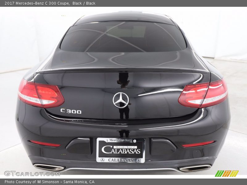 Black / Black 2017 Mercedes-Benz C 300 Coupe