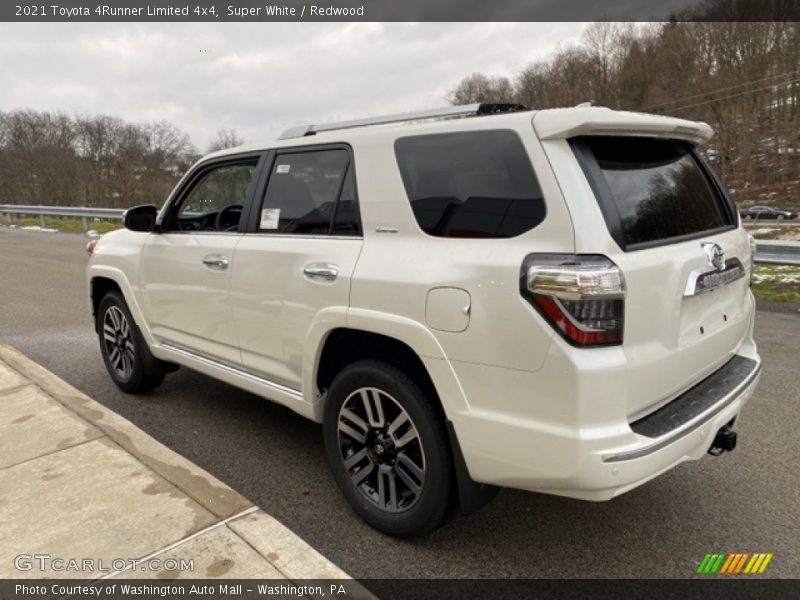 Super White / Redwood 2021 Toyota 4Runner Limited 4x4