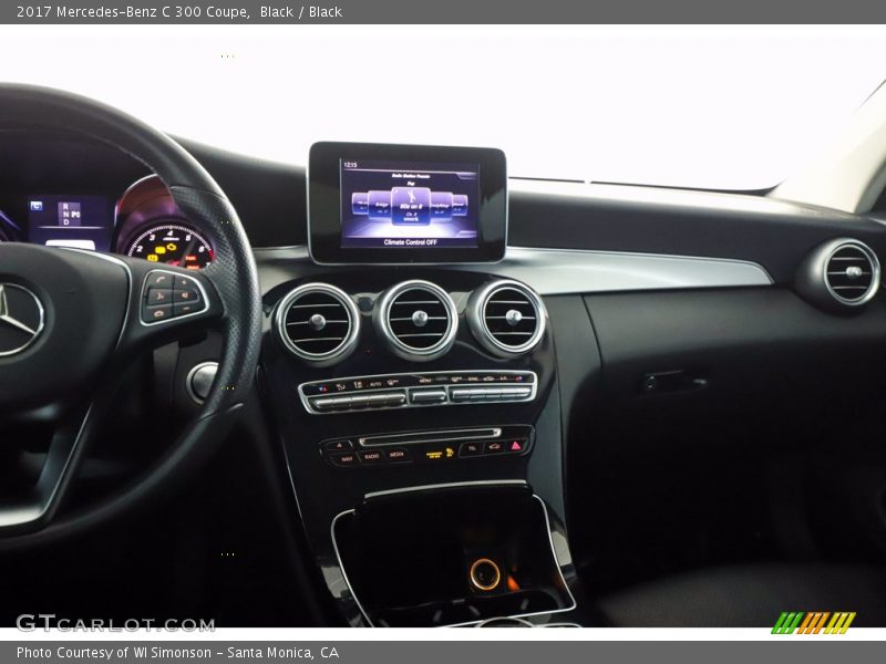 Black / Black 2017 Mercedes-Benz C 300 Coupe