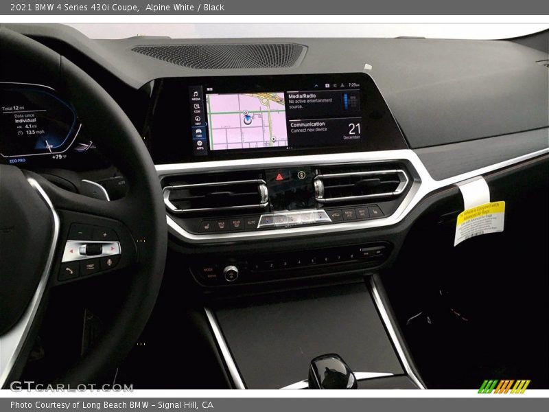 Alpine White / Black 2021 BMW 4 Series 430i Coupe