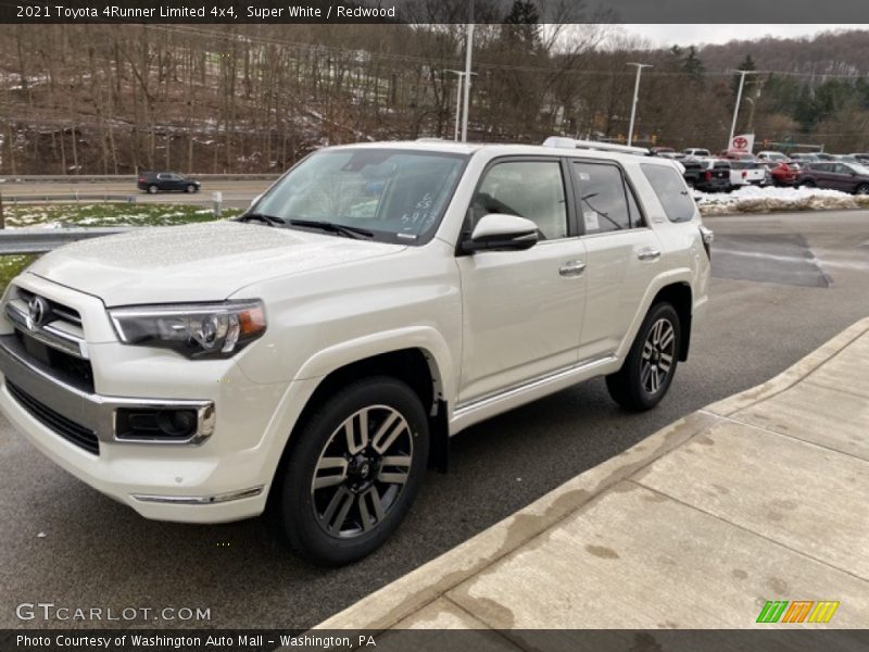 Super White / Redwood 2021 Toyota 4Runner Limited 4x4