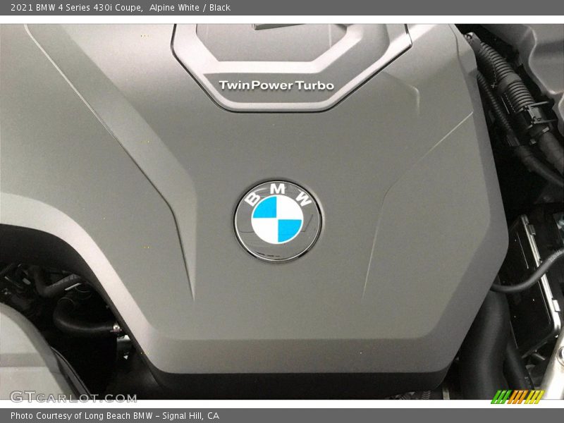 Alpine White / Black 2021 BMW 4 Series 430i Coupe