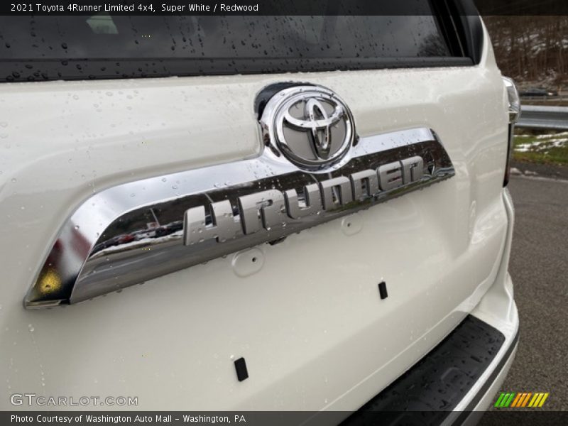 Super White / Redwood 2021 Toyota 4Runner Limited 4x4