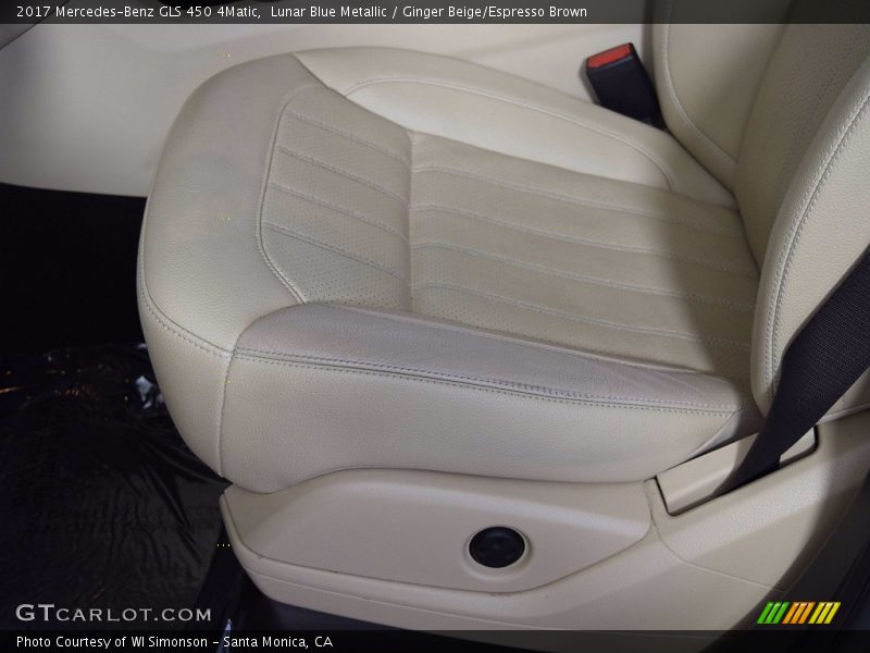 Lunar Blue Metallic / Ginger Beige/Espresso Brown 2017 Mercedes-Benz GLS 450 4Matic