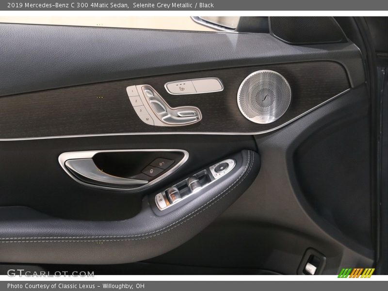 Selenite Grey Metallic / Black 2019 Mercedes-Benz C 300 4Matic Sedan