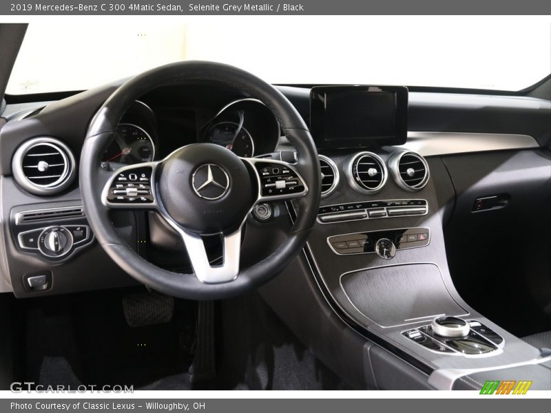 Selenite Grey Metallic / Black 2019 Mercedes-Benz C 300 4Matic Sedan