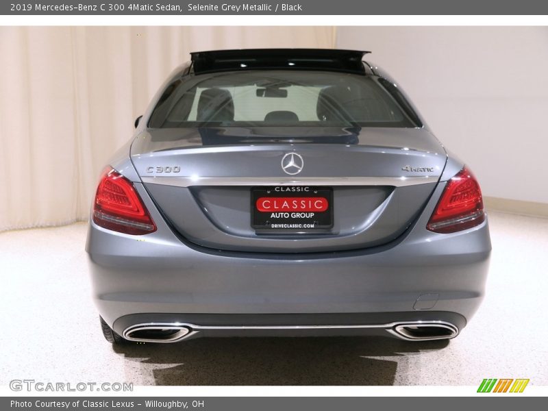 Selenite Grey Metallic / Black 2019 Mercedes-Benz C 300 4Matic Sedan