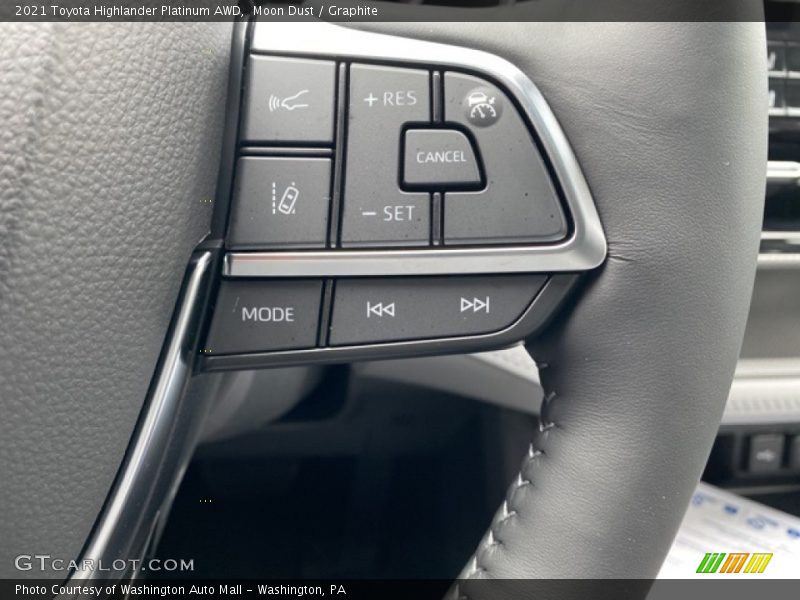 Moon Dust / Graphite 2021 Toyota Highlander Platinum AWD